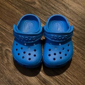 Kids Cobalt Blue Bolt Crocs